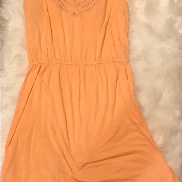 🌼Olive&Oak Peach asymmetrical dress -cutout top🌼 - Picture 2 of 4